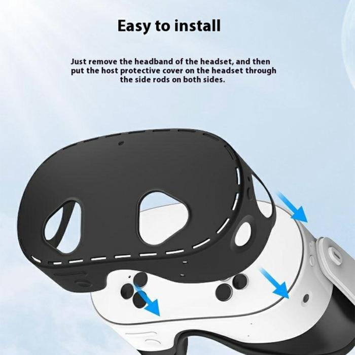 Bild 4,  Meta Quest 3S Skal Till Headset Silikon Svart - Teknikhallen.se