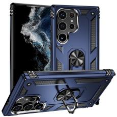  Samsung Galaxy S24 Ultra Skal Ring Hybrid Armor Bl&aring; - Teknikhallen.se