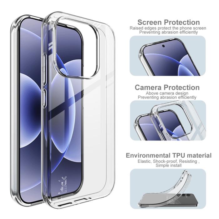 Bild 4, IMAK IMAK Xiaomi 17 Skal Soft TPU Transparent - Teknikhallen.se