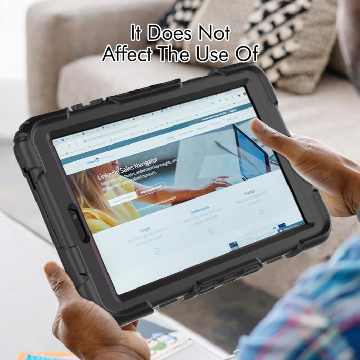 Bild 5,  Lenovo Tab M8 (Gen 4) Skal Solid360 Svart - Teknikhallen.se