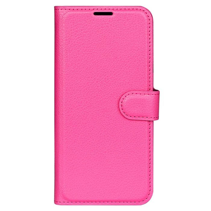 Bild 5,  Samsung Galaxy A15 5G Fodral Litchi Läder Rosa - Teknikhallen.se