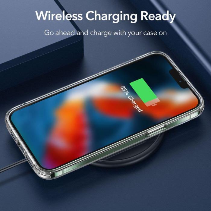Bild 6, ESR ESR iPhone 13 Pro Skal Hybrid + 2-PACK Skärmskydd Transparent - Teknikhallen.se