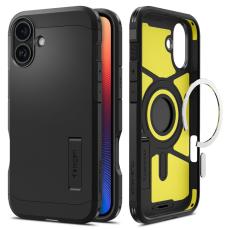 Spigen Spigen iPhone 16 Skal MagSafe Mag Tough Armor Svart - Teknikhallen.se