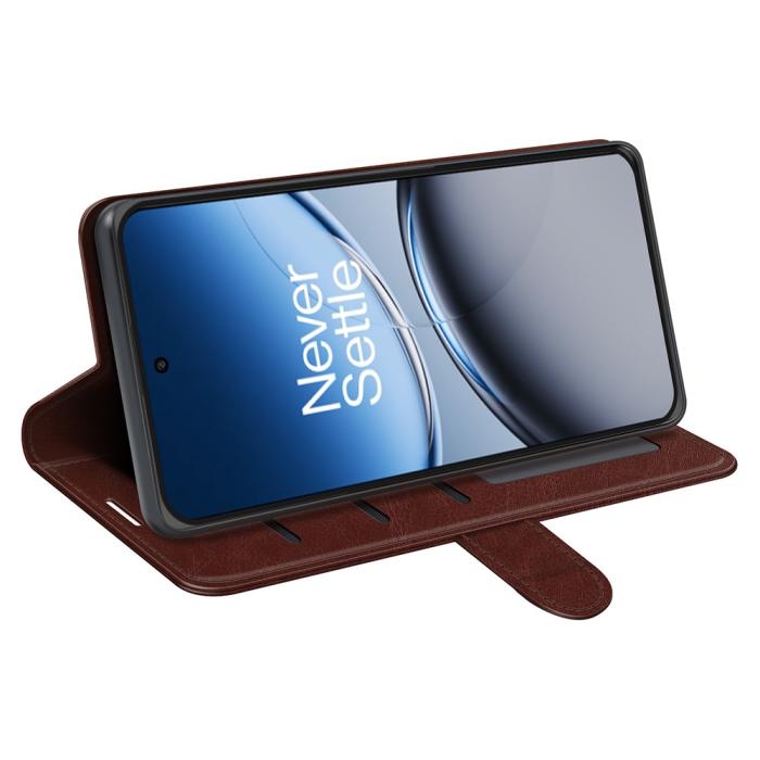 Bild 3,  OnePlus Nord 4 Fodral Crazy Horse Brun - Teknikhallen.se