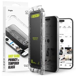 Ringke Ringke iPhone 16 Pro Max 2-PACK Skärmskydd Easy Slide Privacy - Teknikhallen.se