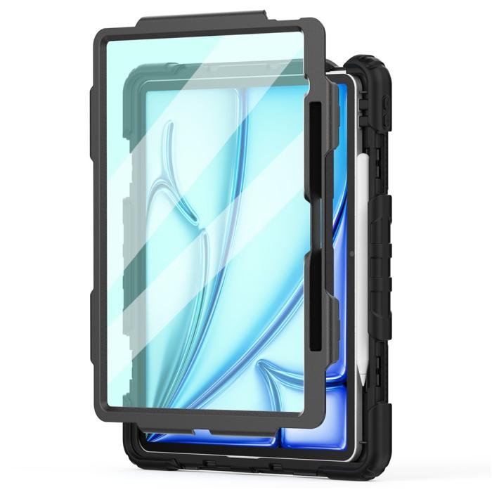 Bild 2,  iPad Air 13 2026-2024 Skal 360 Shockproof Hybrid Kickstand - Teknikhallen.se