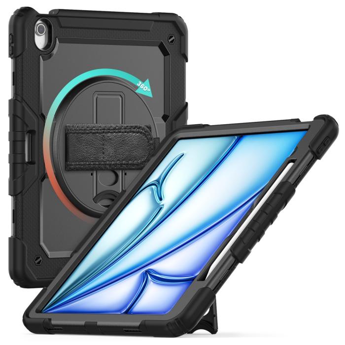 Bild 3,  iPad Air 13 2026-2024 Skal 360 Shockproof Hybrid Kickstand - Teknikhallen.se