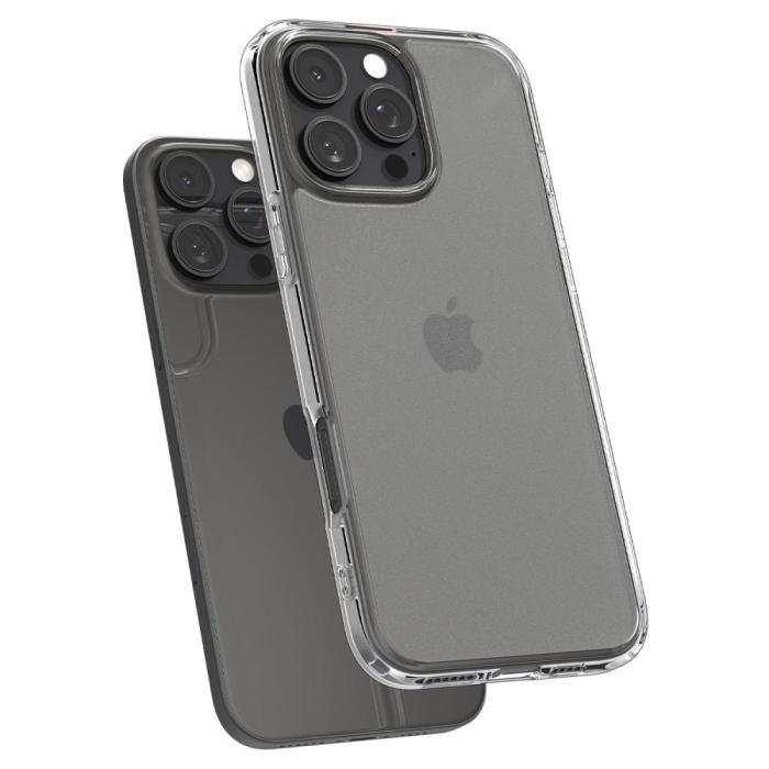Bild 5, Spigen Spigen iPhone 16 Pro Max Skal Ultra Hybrid Frostad Transparent - Teknikhallen.se