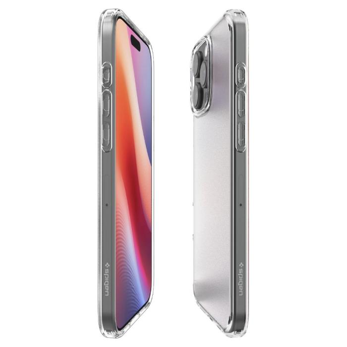 Bild 6, Spigen Spigen iPhone 16 Pro Max Skal Ultra Hybrid Frostad Transparent - Teknikhallen.se