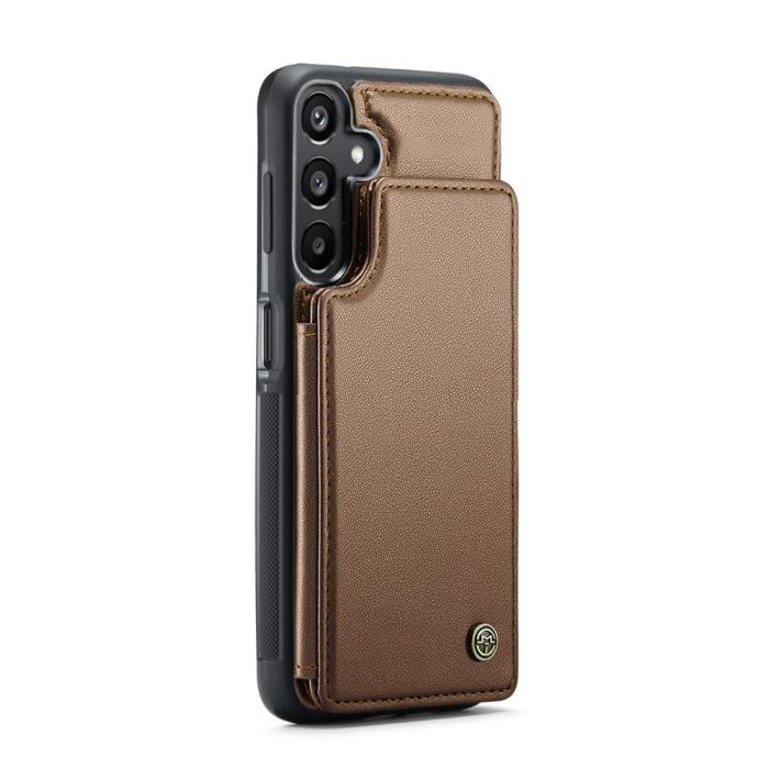 Bild 2, CASEME CASEME Samsung Galaxy A16 Skal RFID Kickstand Plånbok Brun - Teknikhallen.se