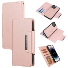  iPhone 14 Pro 2in1 Magnet Fodral / Skal Ros&eacute;guld - Teknikhallen.se