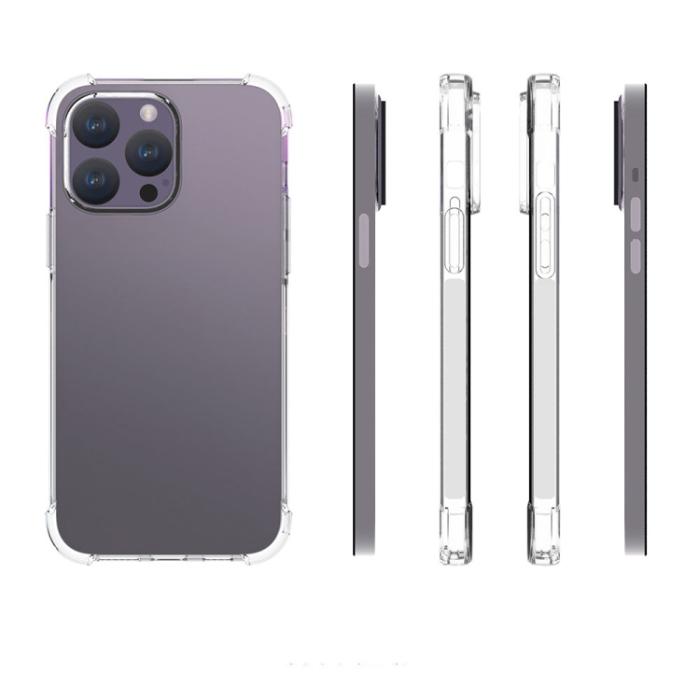 Bild 2,  iPhone 15 Pro Max Skal Shockproof TPU Transparent - Teknikhallen.se