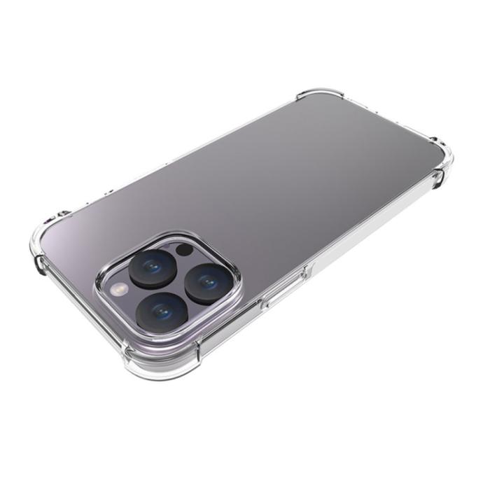 Bild 4,  iPhone 15 Pro Max Skal Shockproof TPU Transparent - Teknikhallen.se