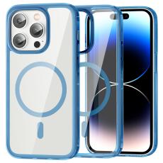 ColorPop ColorPop iPhone 14 Pro Max Skal CH MagSafe Transparent/M&ouml;rk Bl&aring; - Teknikhallen.se