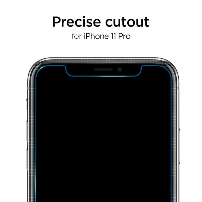 Bild 6, Spigen Spigen iPhone 11/ XR 2-PACK ALM Glas.tR Slim Härdat Glas - Teknikhallen.se