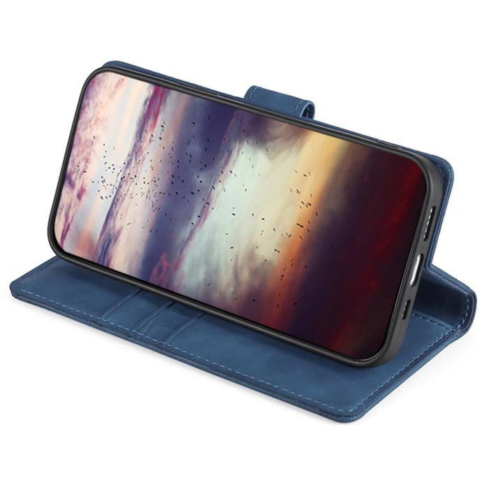 Bild 3,  Samsung Galaxy S23 Ultra Fodral Krokodil Textur Blå - Teknikhallen.se