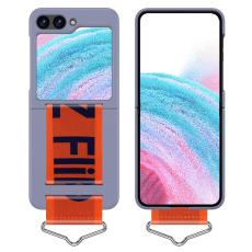  Samsung Galaxy Z Flip 5 Skal B&auml;lte Lila/Orange - Teknikhallen.se