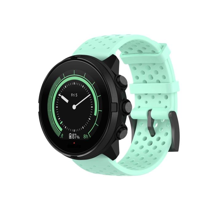 Bild 2,  Ihåligt Silikon Armband Suunto (24mm) Cyan - Teknikhallen.se