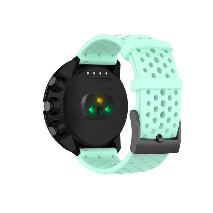 Bild 3,  Ihåligt Silikon Armband Suunto (24mm) Cyan - Teknikhallen.se