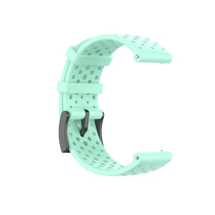 Bild 4,  Ihåligt Silikon Armband Suunto (24mm) Cyan - Teknikhallen.se
