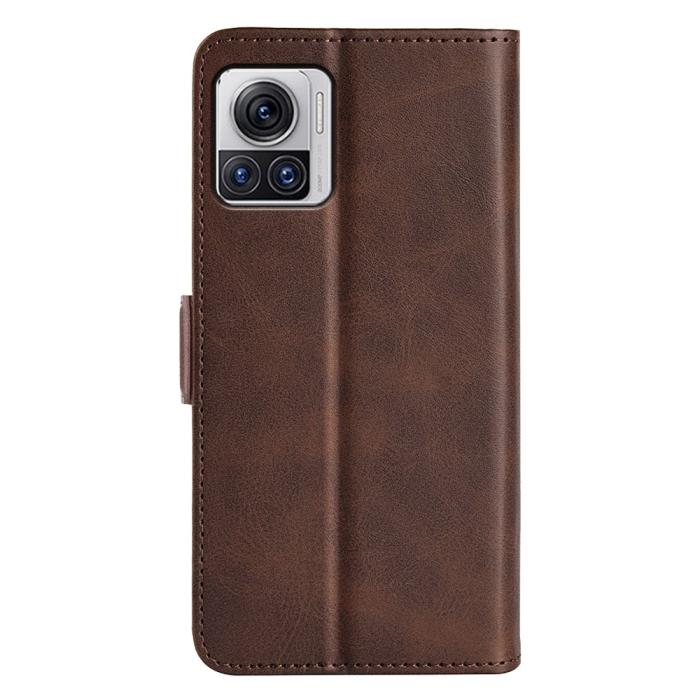 Bild 6,  Motorola Edge 30 Ultra 5G Fodral Magnetisk Stängning Brun - Teknikhallen.se