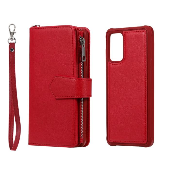 Bild 3,  Samsung S20 Plus - 2in1 Magnet Skal / Plånboksfodral - Röd - Teknikhallen.se