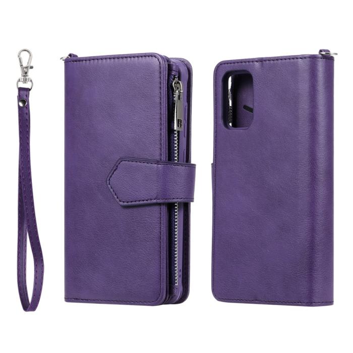 Bild 2,  Samsung S20 Plus - 2in1 Magnet Skal / Plånboksfodral - Lila - Teknikhallen.se