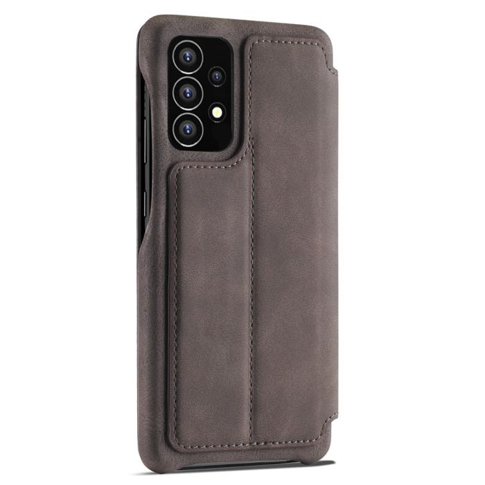 Bild 3, LC.IMEEKE LC.IMEEKE Samsung Galaxy A53 5G Fodral Retro Flip Brun - Teknikhallen.se