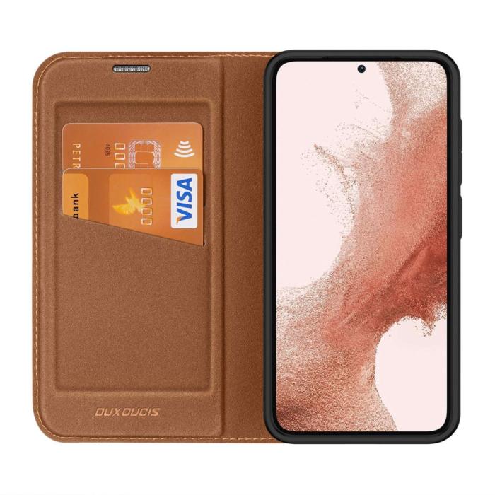 Bild 2, DUX DUCIS DUX DUCIS Galaxy S23 Fodral Skin X2 Premium Brun - Teknikhallen.se