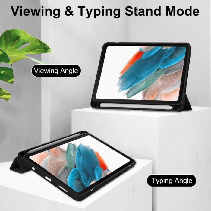 Bild 3,  Samsung Galaxy Tab A9 Fodral Hybrid Pennhållare Svart - Teknikhallen.se