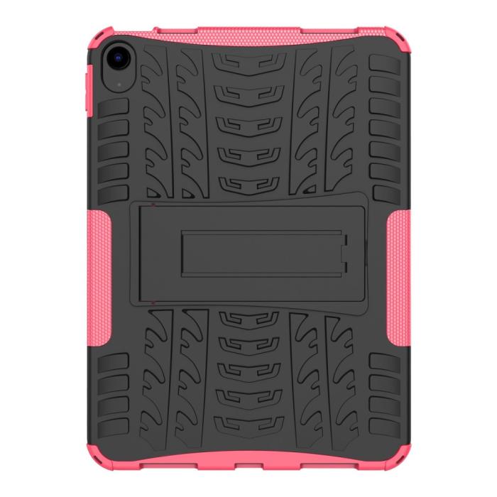 Bild 2,  iPad 11 2025 / 10.9 2022 Skal Rugged Kickstand Armor Rosa - Teknikhallen.se