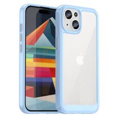  iPhone 15 Skal Akryl/TPU Bl&aring; - Teknikhallen.se