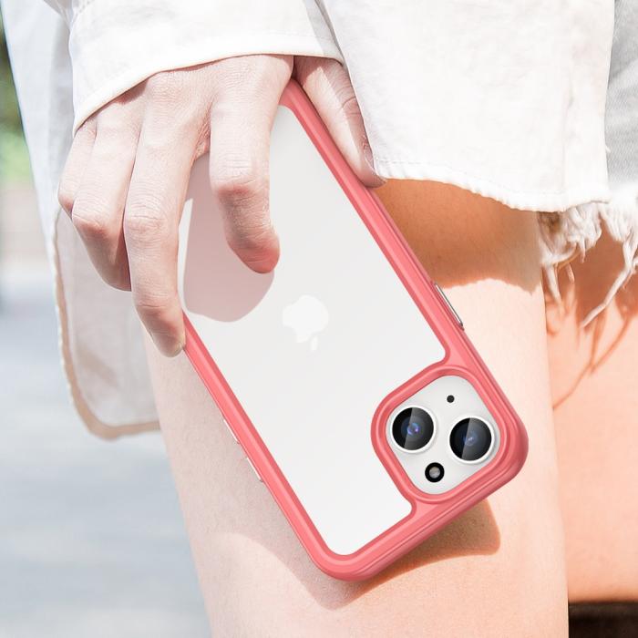 Bild 6,  iPhone 15 Skal Akryl/TPU Röd - Teknikhallen.se