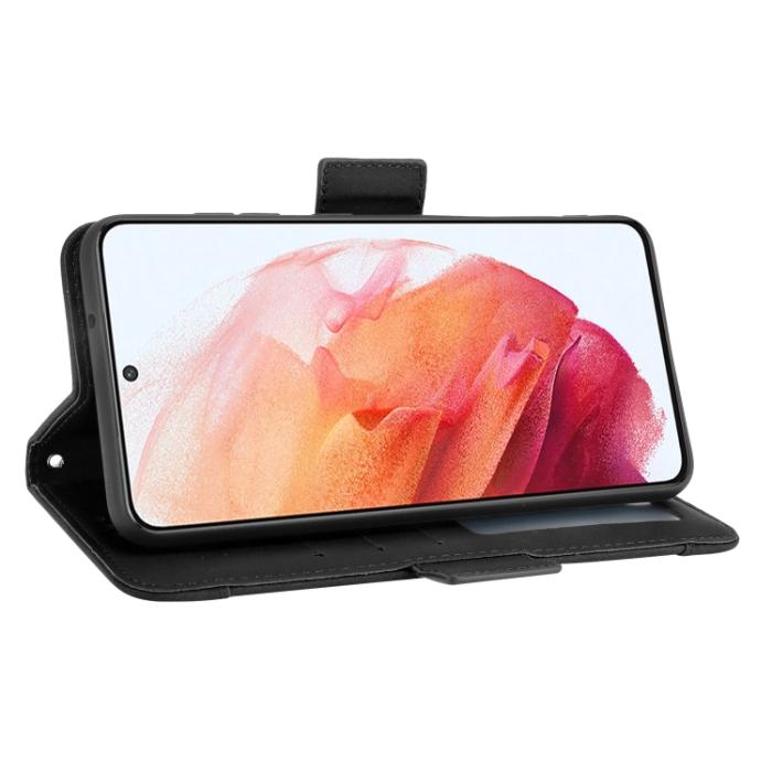 Bild 5,  Samsung Galaxy S21 FE Fodral Med Avtagbart Kortfodral Svart - Teknikhallen.se