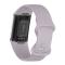  Fitbit Charge 6 / 5 Armband TPU (L) Ljus Lila - Teknikhallen.se