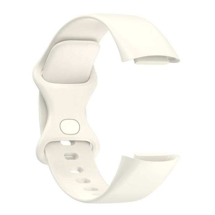 Bild 4,  Fitbit Charge 6 / 5 Armband TPU (L) Beige - Teknikhallen.se