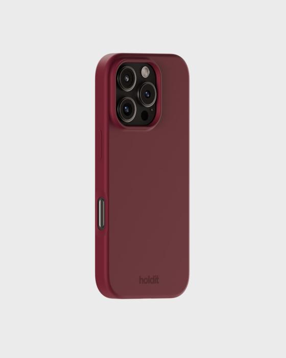 Bild 2, holdit holdit iPhone 16 Pro Mobilskal Silikon Red Velvet - Teknikhallen.se
