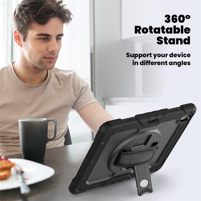 Bild 6,  iPad Air 13 2026-2024 Skal 360 Shockproof Hybrid Kickstand - Teknikhallen.se
