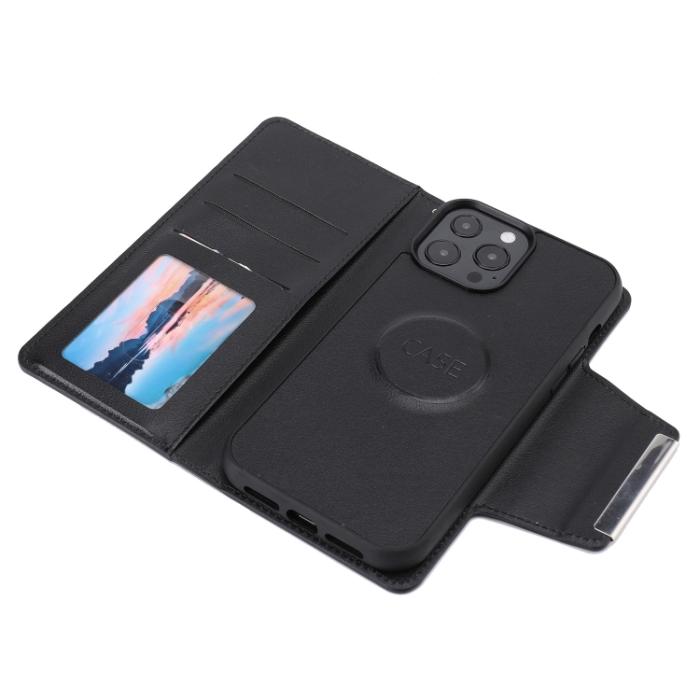 Bild 4,  iPhone 14 Pro 2in1 Magnet Fodral / Skal Svart - Teknikhallen.se