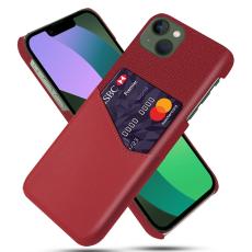  iPhone 15 Plus Skal Med Kortfack R&ouml;d - Teknikhallen.se