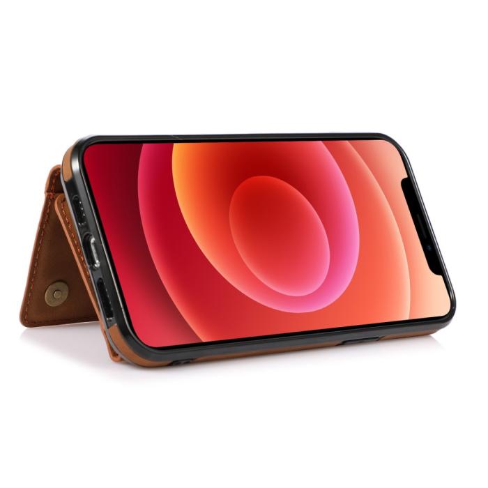 Bild 3,  iPhone 15 Plus Skal Kickstand Med Kortfack Blå - Teknikhallen.se