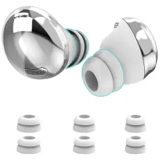 AHASTYLE AHASTYLE Galaxy Buds Pro 3 &Ouml;ronpluggar 3-PACK Vit - Teknikhallen.se