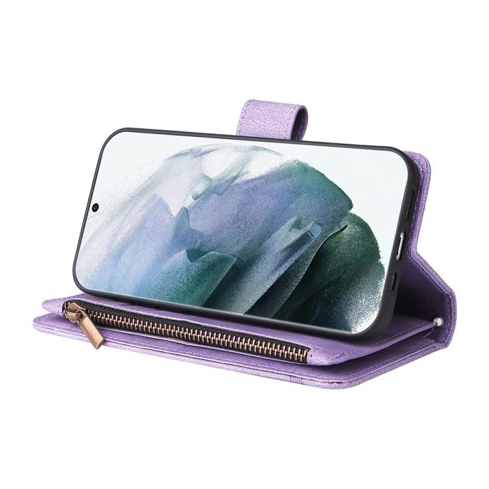 Bild 4,  Samsung Galaxy S22 Ultra Fodral Multifunktionellt Lila - Teknikhallen.se