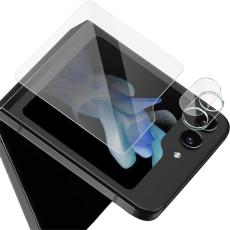 IMAK IMAK Galaxy Z Flip 5 Sk&auml;rmskydd/Linsskydd H&auml;rdat Glas - Teknikhallen.se