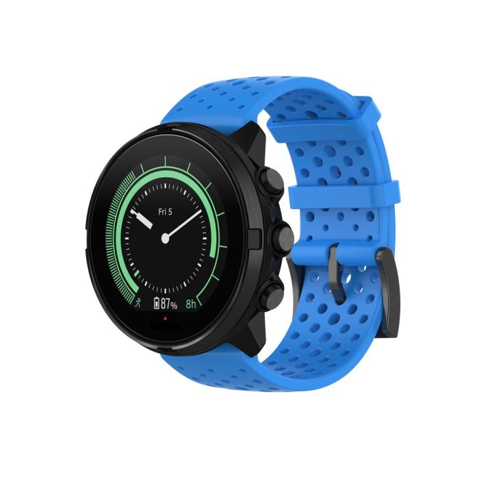 Bild 2,  Ihåligt Silikon Armband Suunto (24mm) Blå - Teknikhallen.se