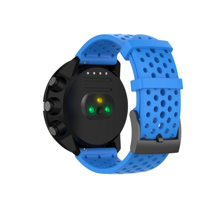 Bild 3,  Ihåligt Silikon Armband Suunto (24mm) Blå - Teknikhallen.se