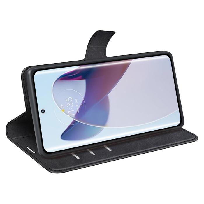 Bild 3,  Motorola Edge 30 Ultra 5G Fodral Läder Svart - Teknikhallen.se