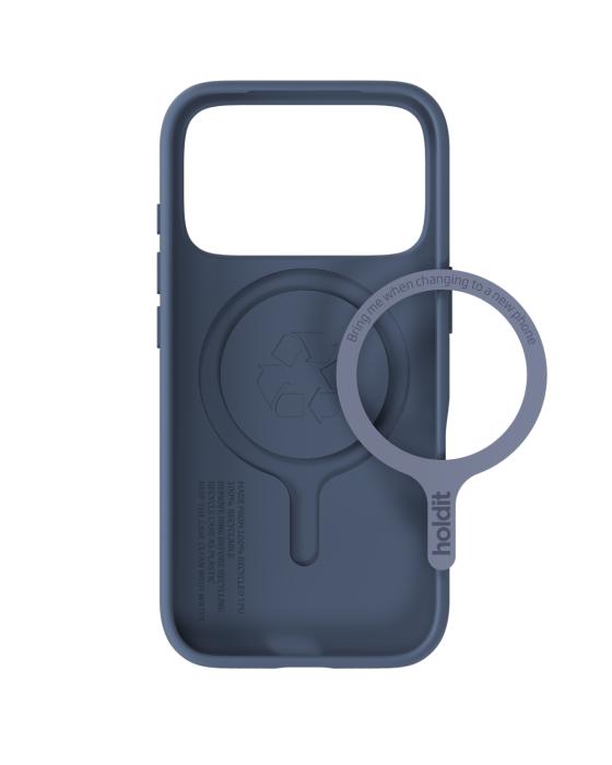 Bild 4, holdit holdit iPhone 17 Pro Max Mobilskal Soft MagSafe Pacific Blue - Teknikhallen.se