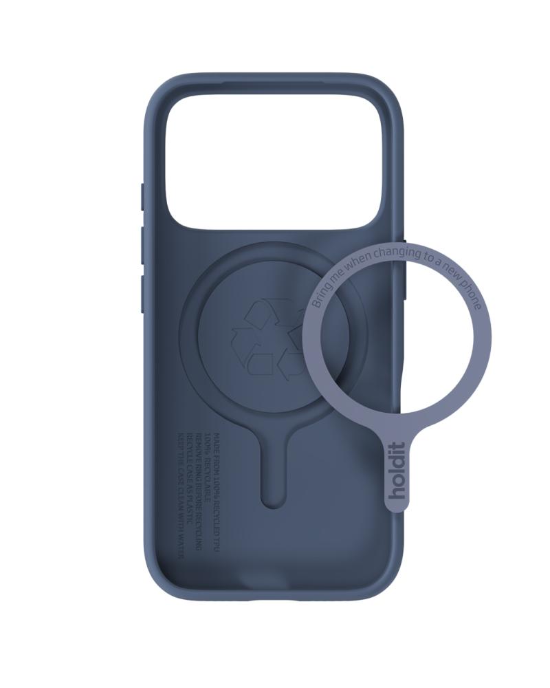 holdit holdit iPhone 17 Pro Max Mobilskal Soft MagSafe Pacific Blue - Teknikhallen.se