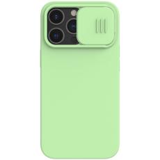 NILLKIN iPhone 13 Pro Max - NILLKIN MagSafe CamShield Silky Liquid Skal - Gr&ouml;n - Teknikhallen.se